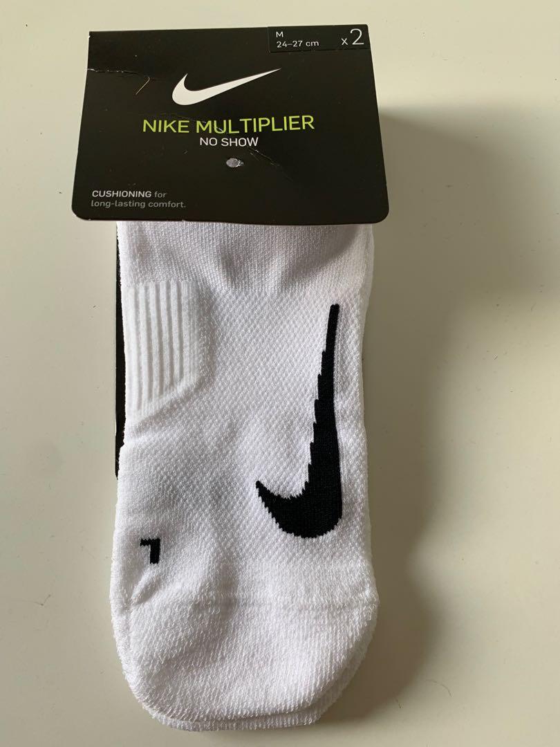 nike multiplier socks no show