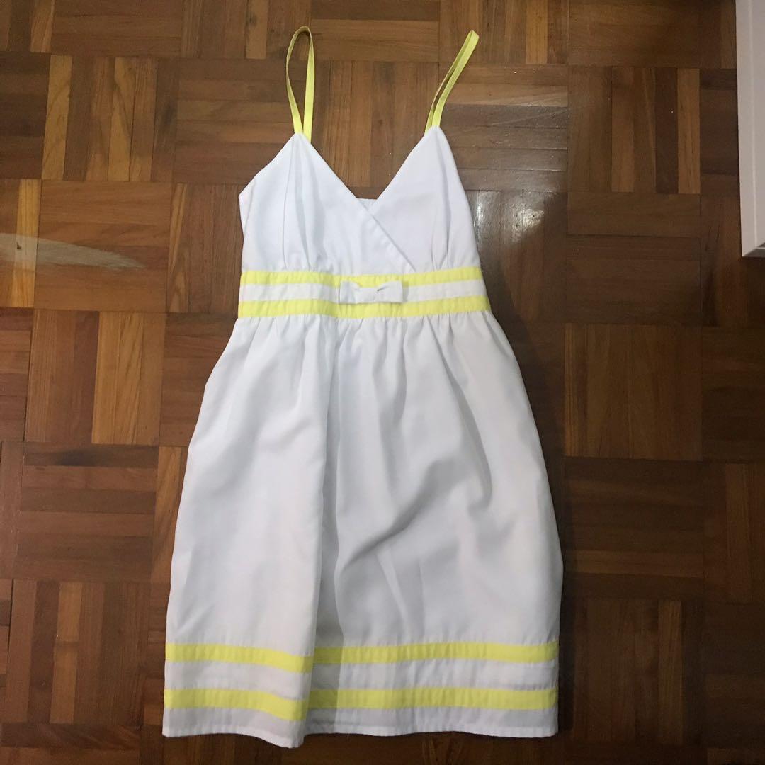 pale yellow summer dress