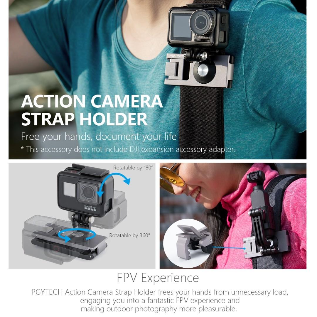 PGYTECH 4 in 1 Travel Set Tripod Mini Extension Pole + Bag Strap Holder