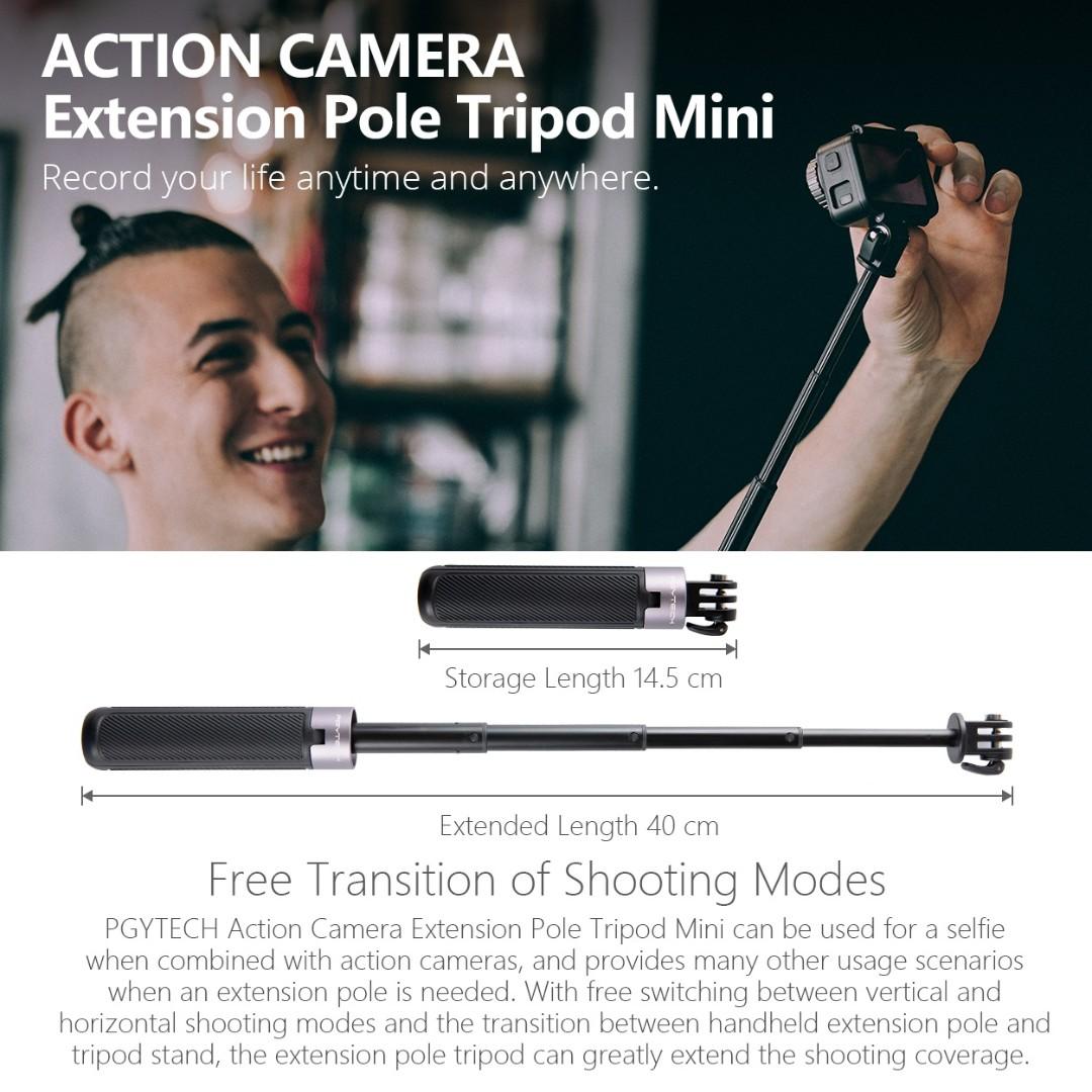 PGYTECH 4 in 1 Travel Set Tripod Mini Extension Pole + Bag Strap Holder