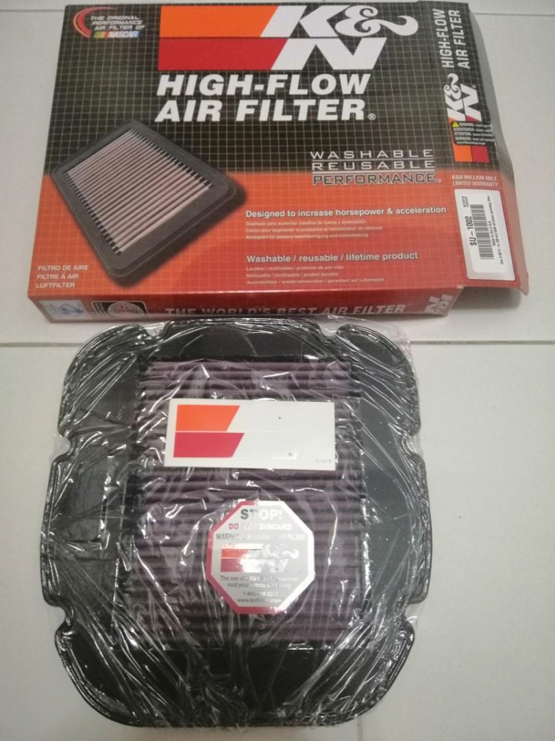 Pre Order Suzuki V Strom 650 K N Drop In Filter Motorcycles Motorcycle Accessories On Carousell