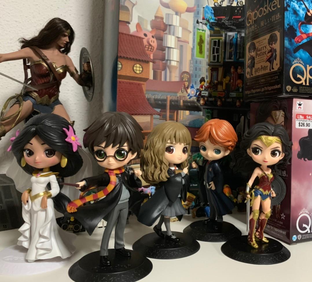 Qposket Harry Potter Hermione Wesley Wonder Woman Princess Jasmine Toys Games Bricks Figurines On Carousell