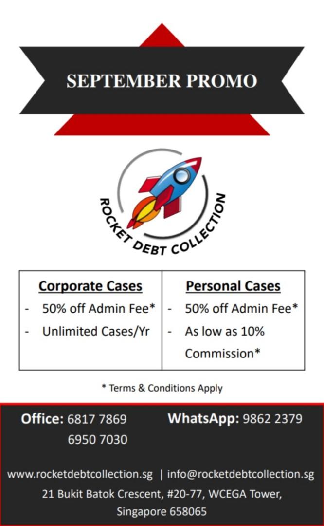 Rocket Debt Collection Service Business Services Admin Finance Legal On Carousell