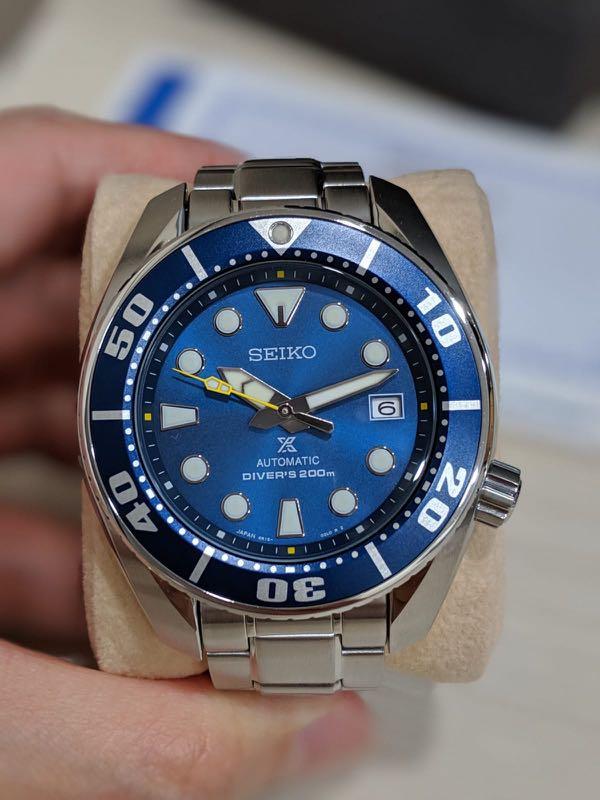 Seiko Prospex Blue Coral Sumo SBDC069, Mobile Phones & Gadgets, Wearables &  Smart Watches on Carousell