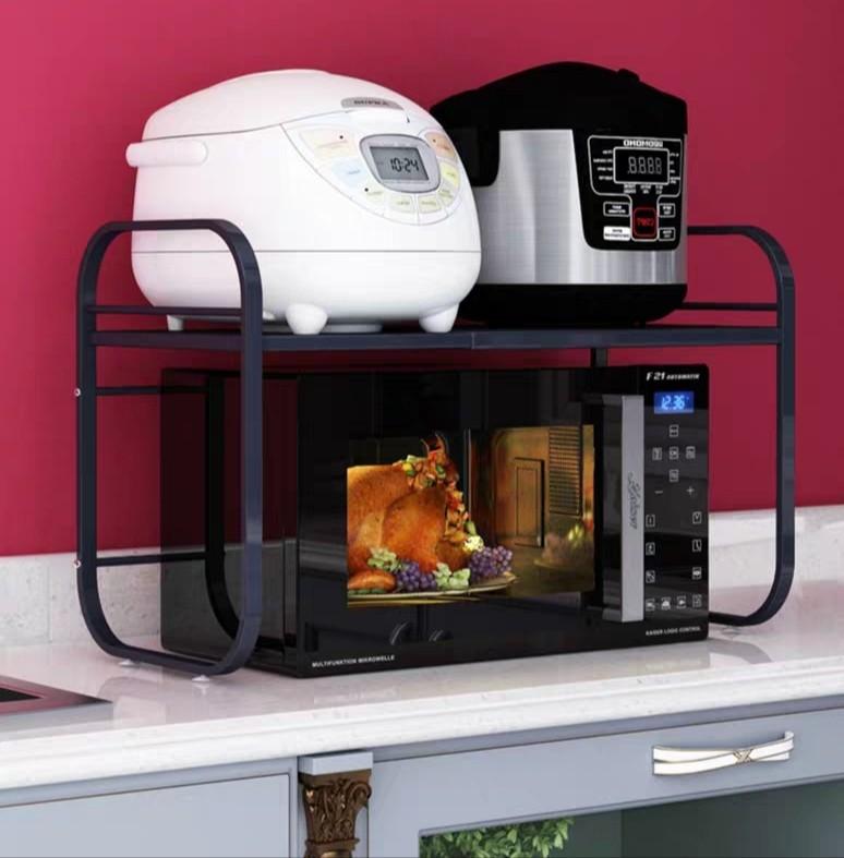 Sturdy Quality Microwave Oven Pot Rack Organizer Tabletop Kitchen
