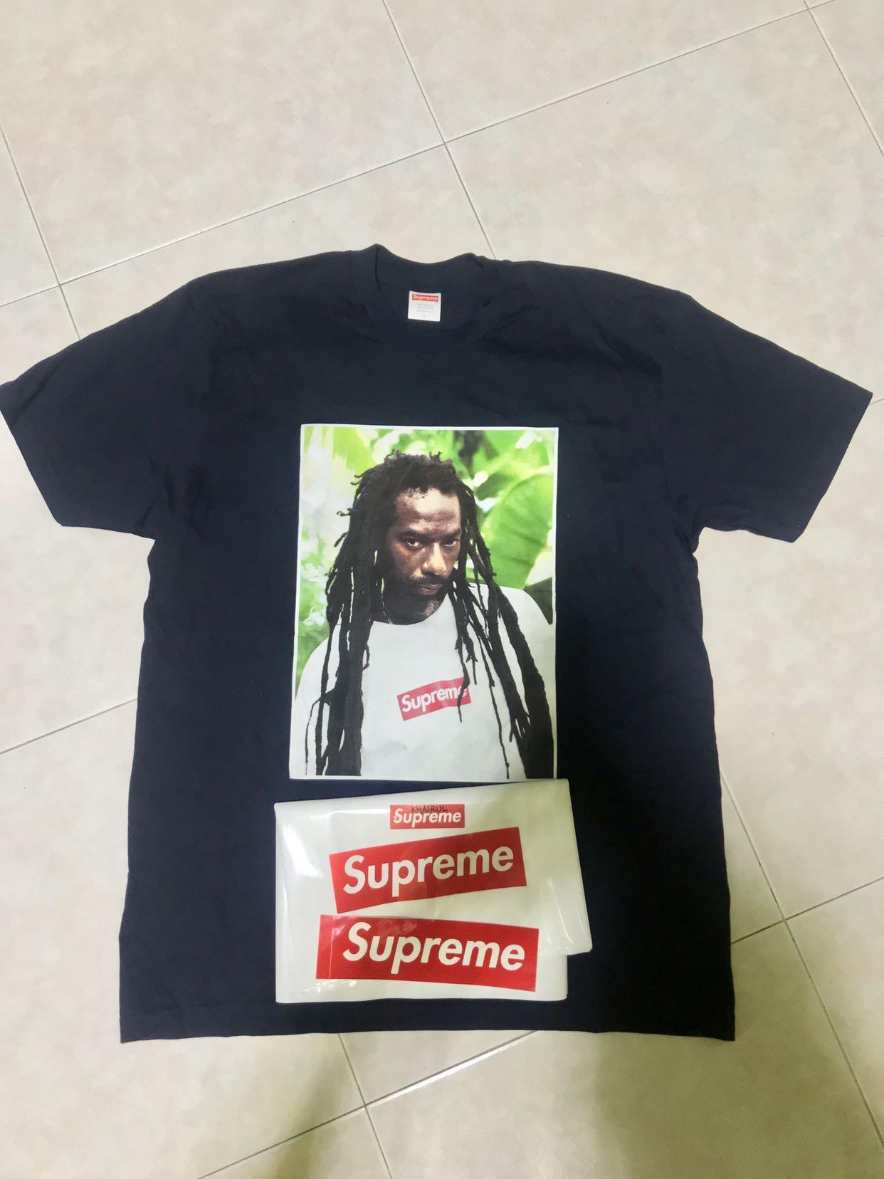 Supreme buju banton tee Men s Fashion Tops Sets Tshirts Polo Shirts on Carousell