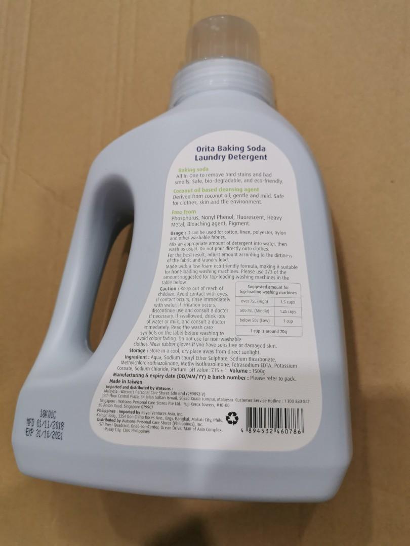 SuriaKLCC Orita Baking Soda Laundry Detergent, Furniture & Home Living
