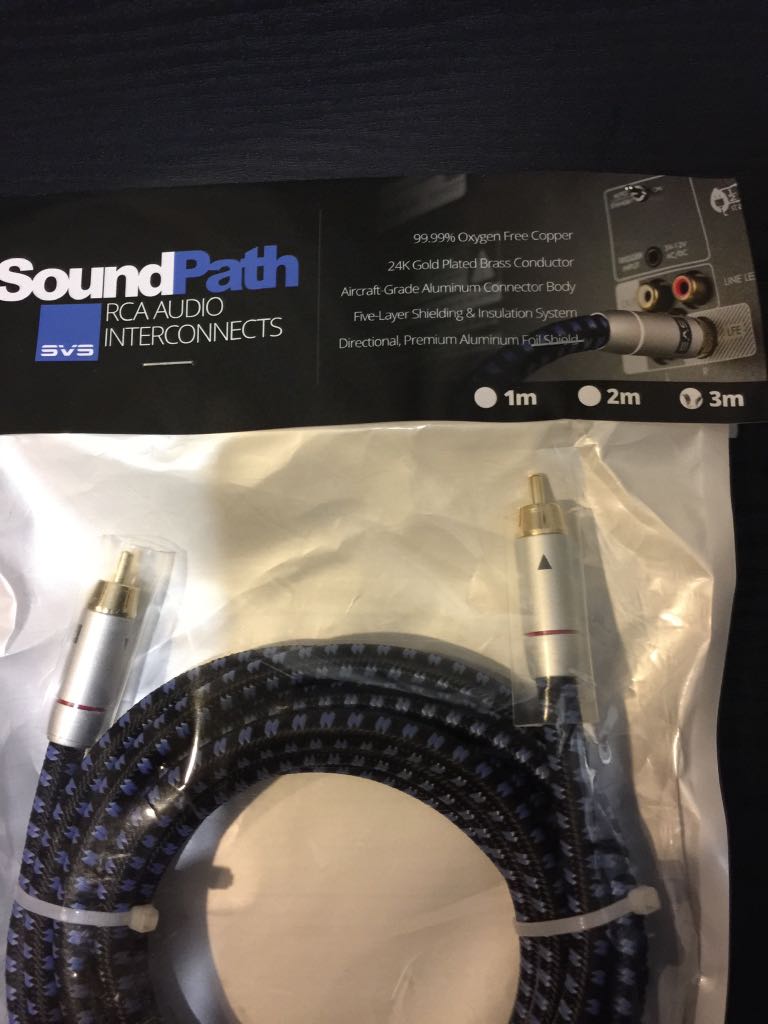 svs soundpath subwoofer cable