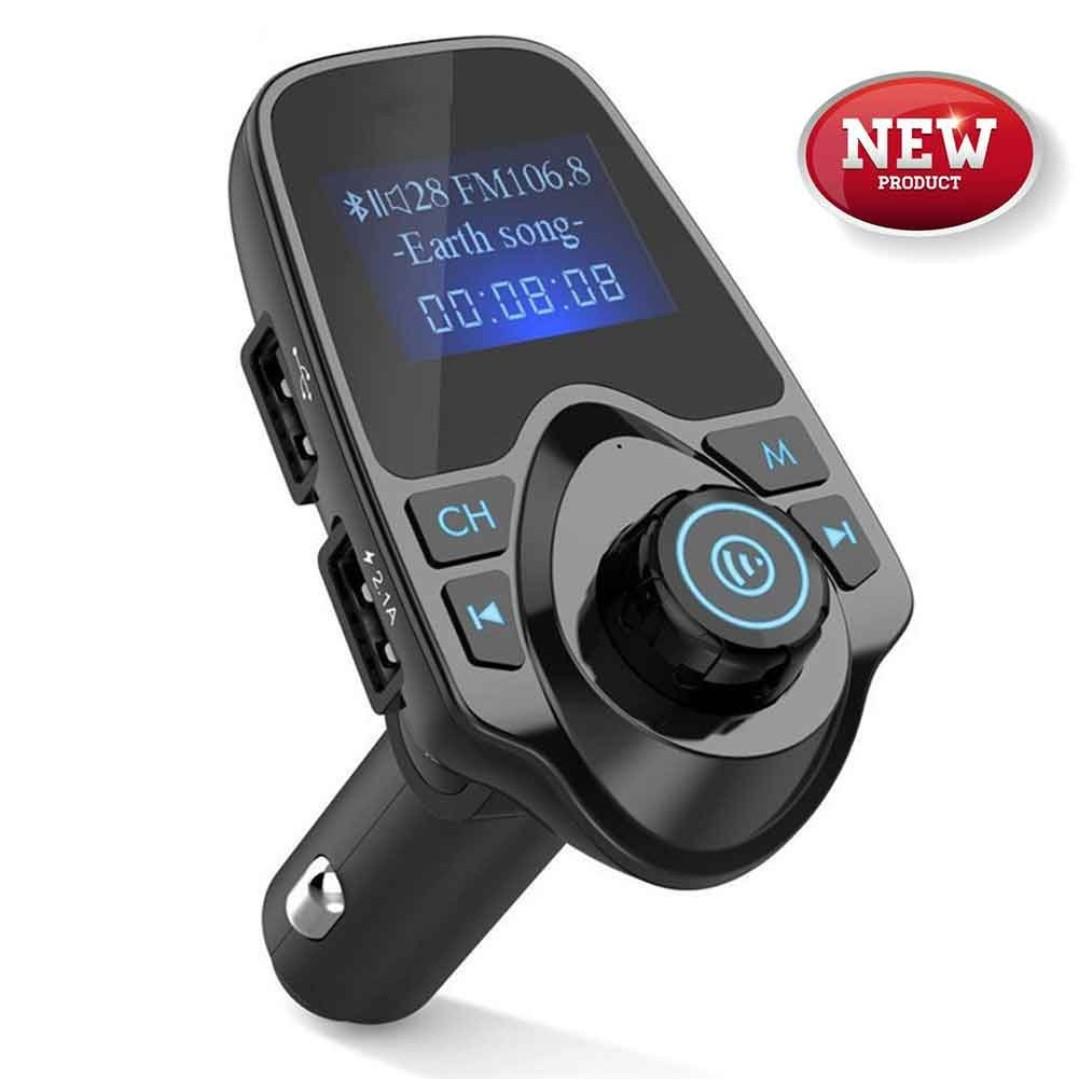 Hands Free Calling Black Victsing T10 Bluetooth Fm Transmitter Car Radio Kit With Usb Car Charger Music Control Electronics Mp3 Player Accessories Soheljobs Com