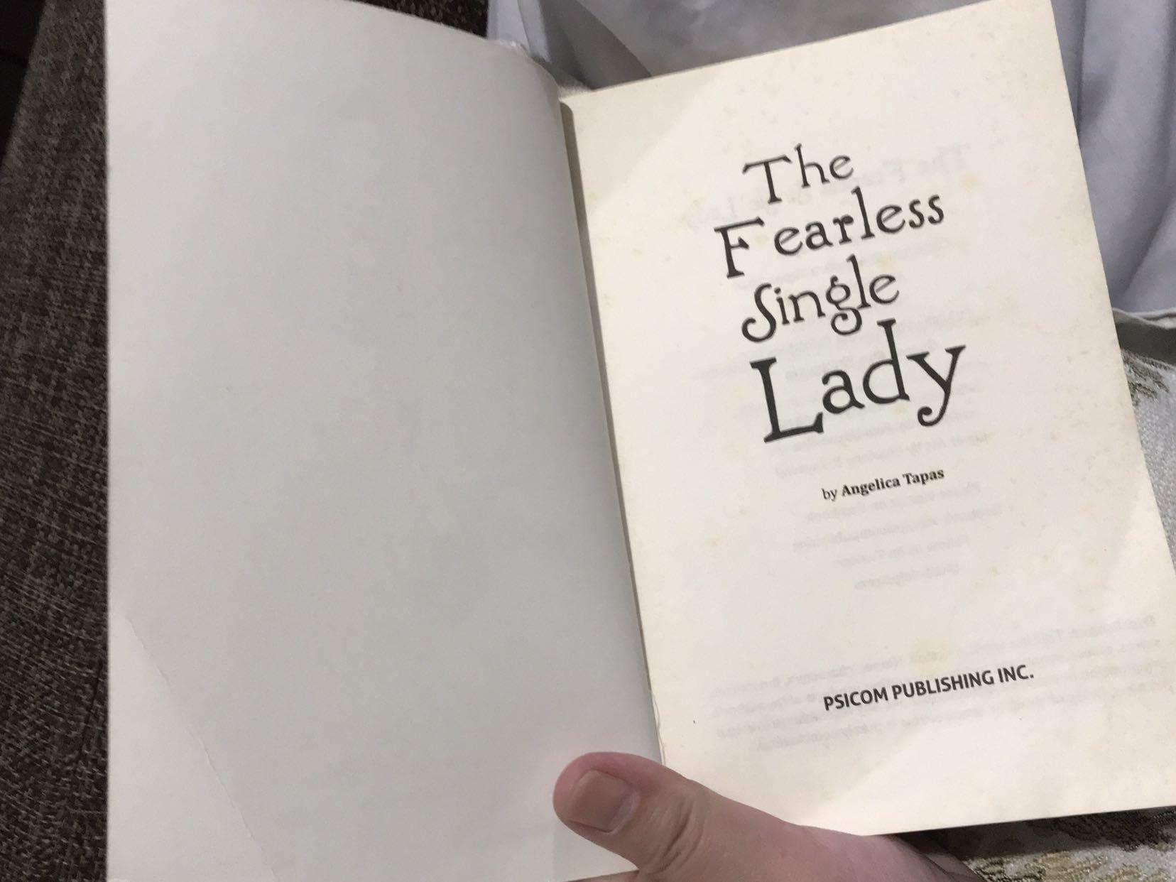 The Fearless Single Lady (Category: Storybooks) located in Quezon City. Submitted by mumsy1925 (Listing ID 249838073, Image 2). Description: Original price P150. Rfs decluttering. .