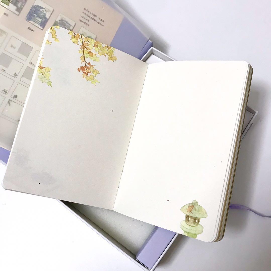 The Travellers Journal Notebook Diy Cute Purple Design Gift Friends Birthday Books Stationery Stationery On Carousell