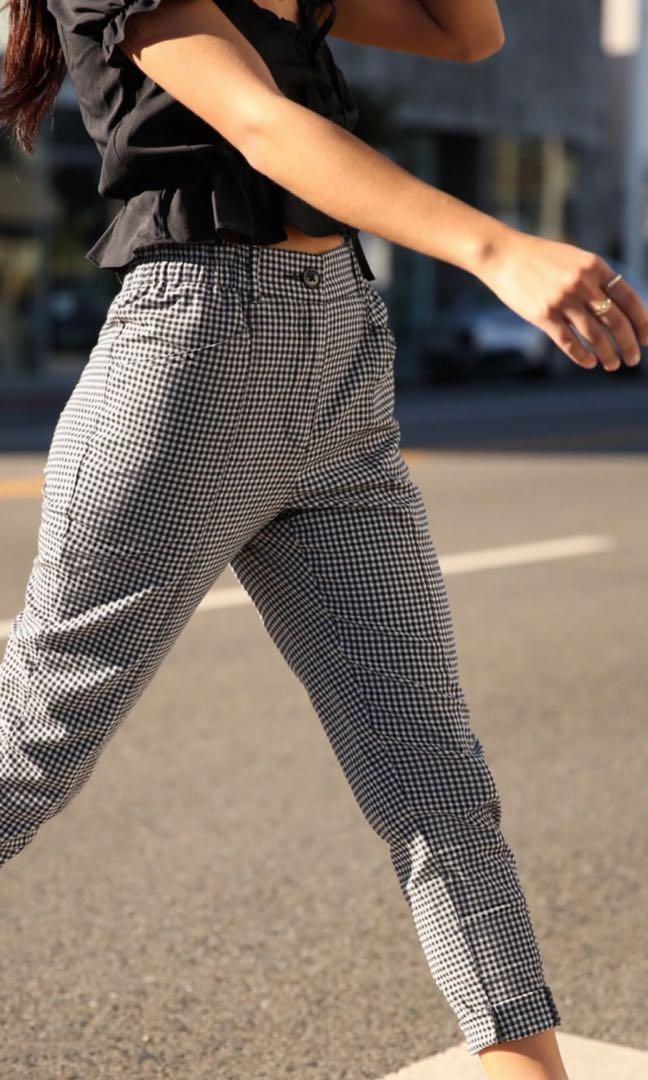 Gingham pants hotsell urban outfitters