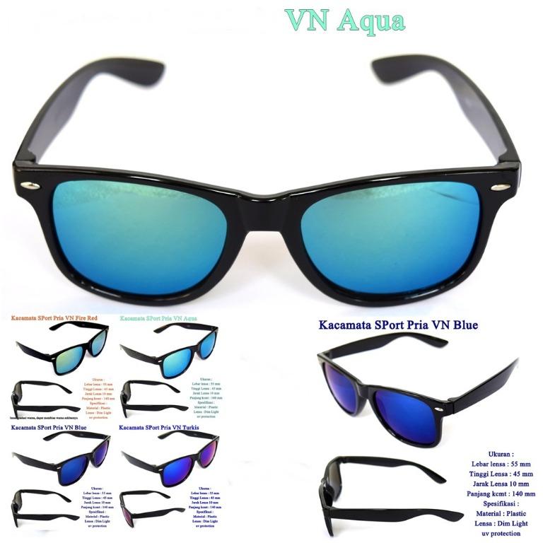 Ven Sunglasses Pria Blue Fesyen Pria Aksesoris Kacamata Di Carousell