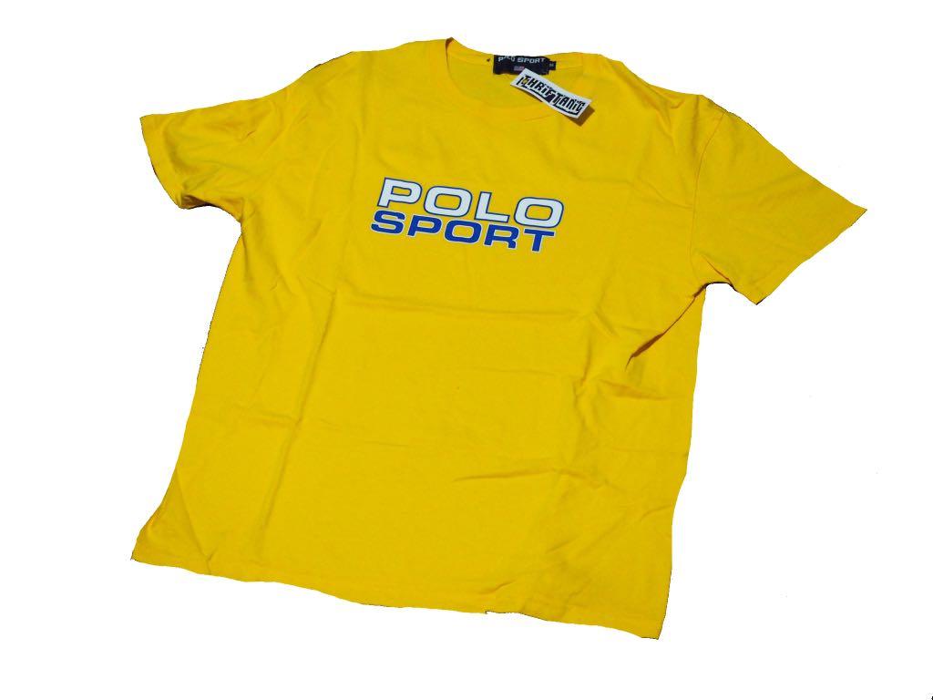 yellow polo sport t shirt