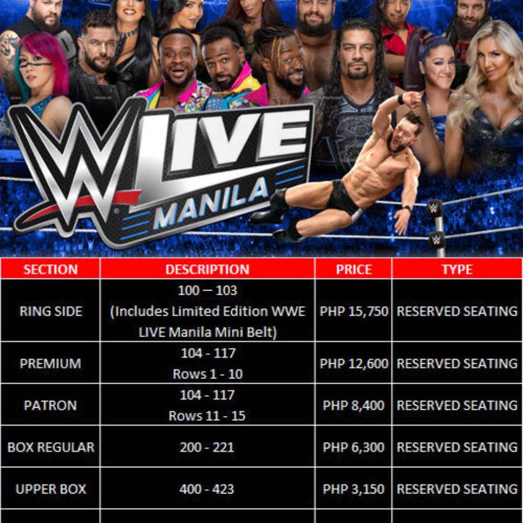 Wwe tickets 2019 store
