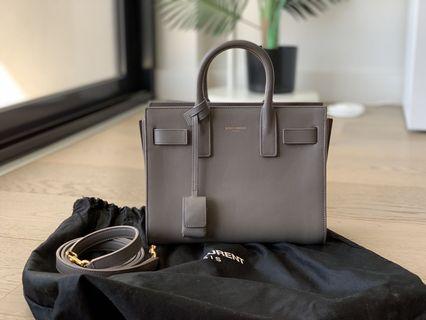 Saint Laurent Sac De Jour Nano Leather Tote