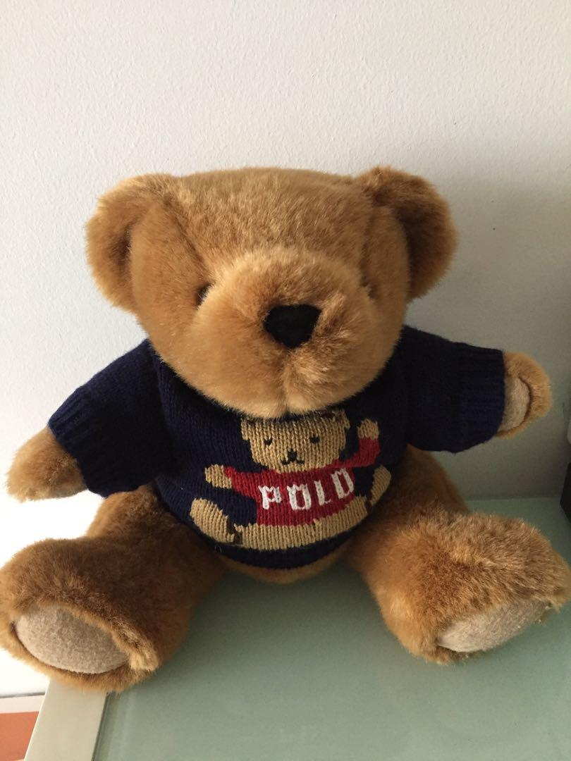 ralph lauren teddy bear toy
