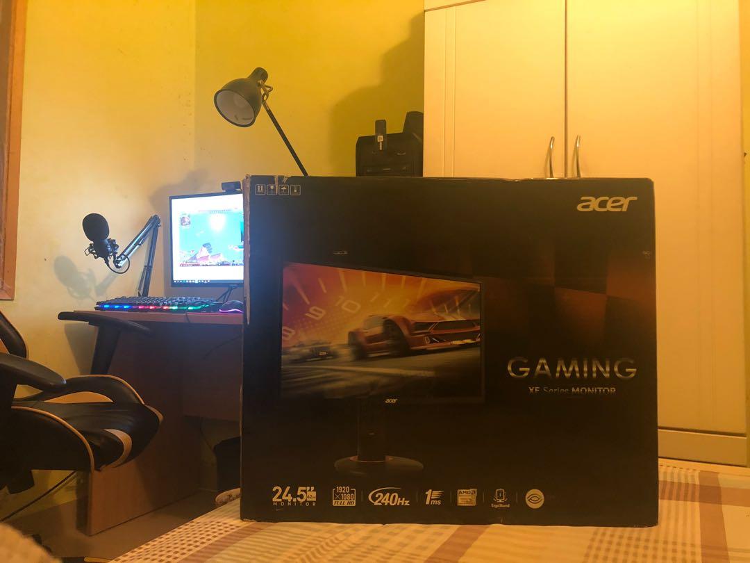 240hz Gaming Monitor Xf250q Acer Super Fast Monitor Electronics Computer Parts Accessories On Carousell 240hz Gaming Monitor Xf250q Acer Super Fast Monitor Electronics Computer Parts Accessories On Carousell