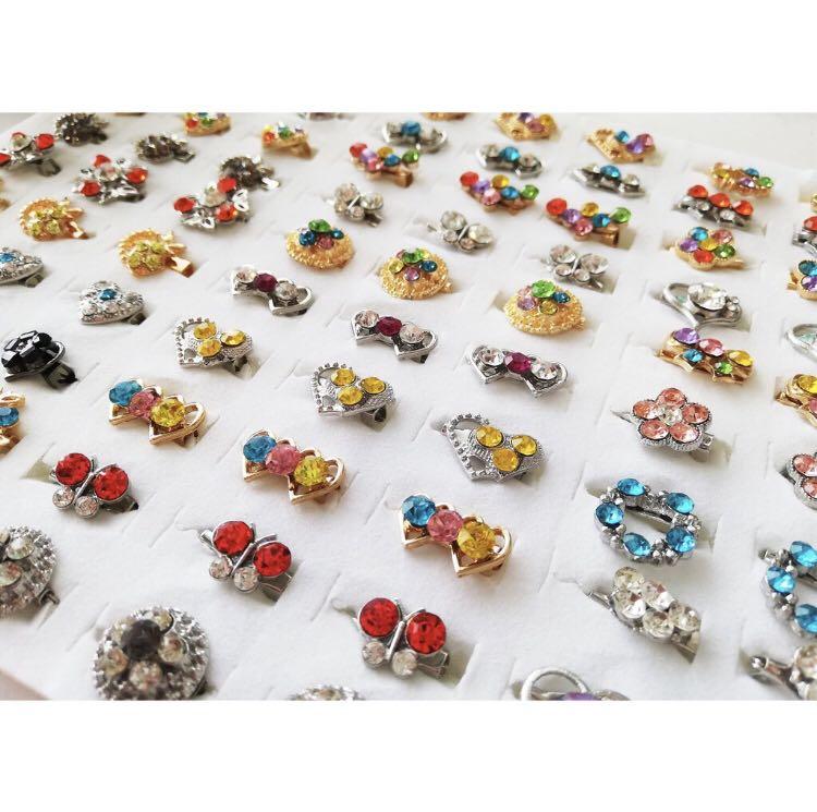 colourful brooches