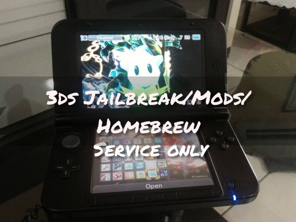 3DS Jailbreak Homebrew Service, Video Gaming, Gaming Accessories ...