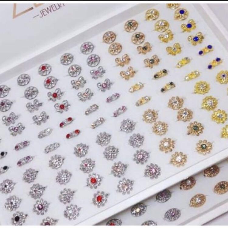 40Biji MIX DESIGN HARGA TERMURAH BABY KERONGSANG KOREA BROOCH
