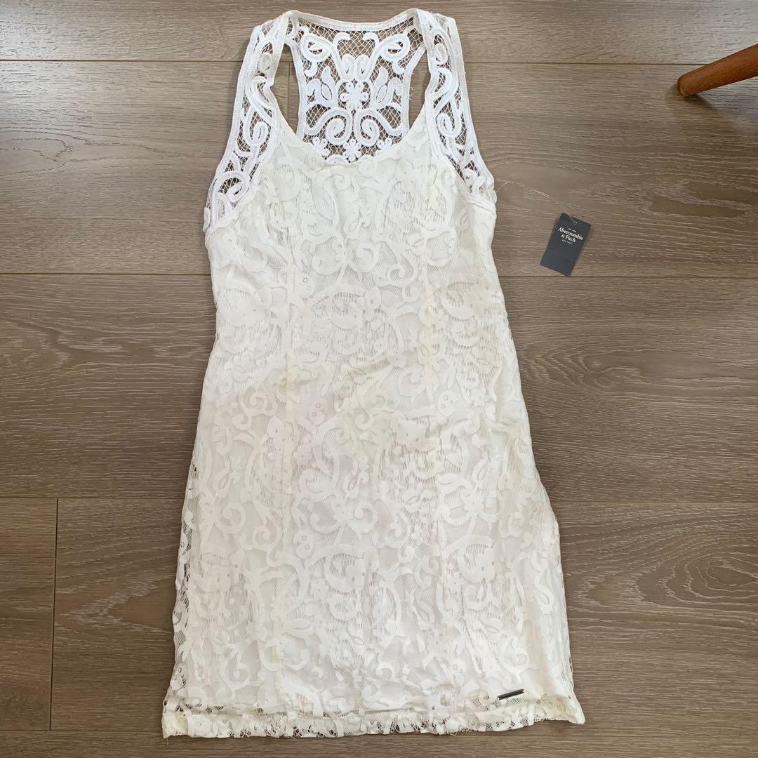 $750 Abercrombie \u0026 Fitch A\u0026F white lace 