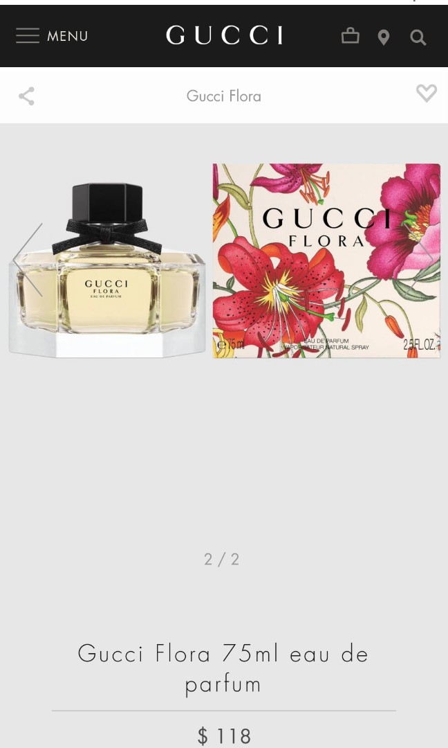 gucci flora edp 75ml