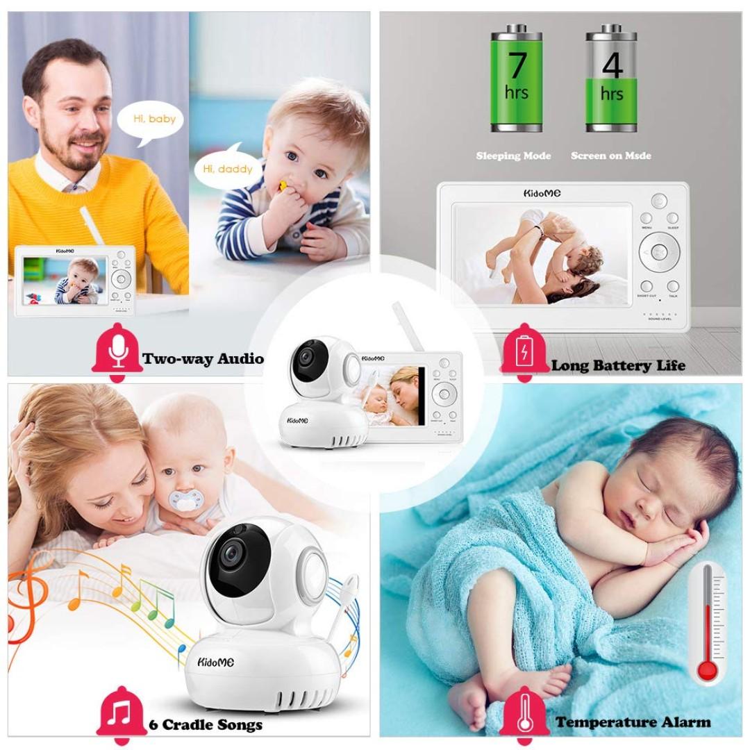 A156 KidoMe Baby Monitor Digital Wireless Monitor with Camera 5