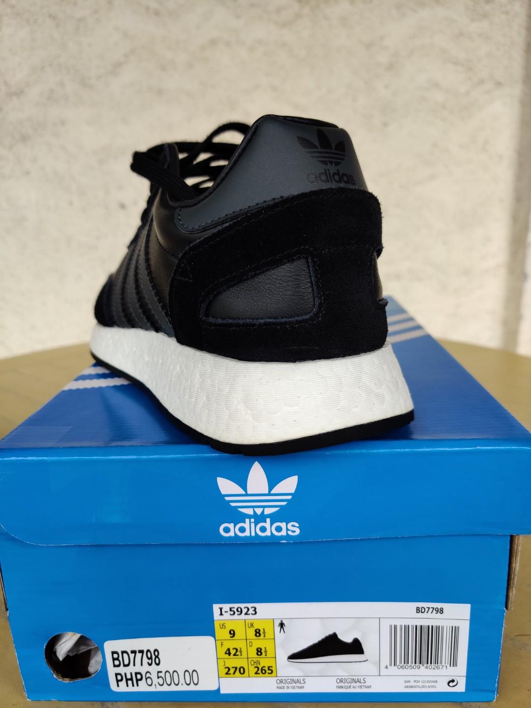 Adidas I 5923 Iniki Boost Leather Suede Black Men s Fashion Footwear Sneakers on Carousell