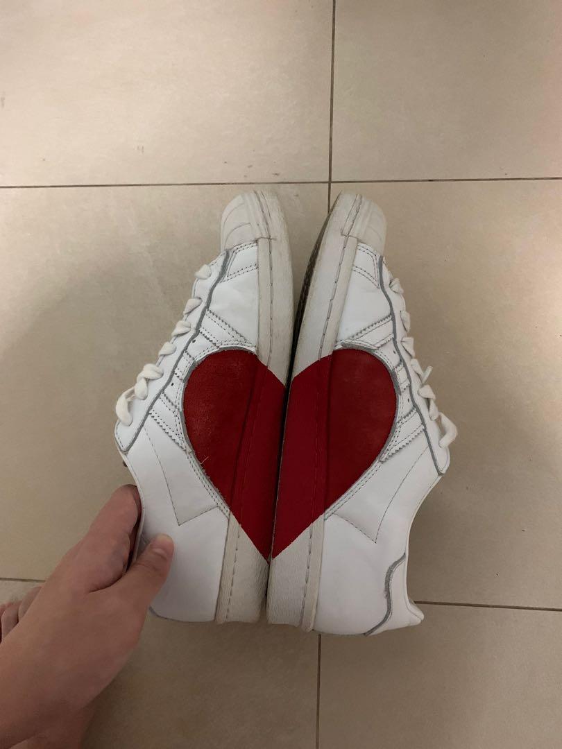 Adidas Superstar 80s Half Heart Shoes 