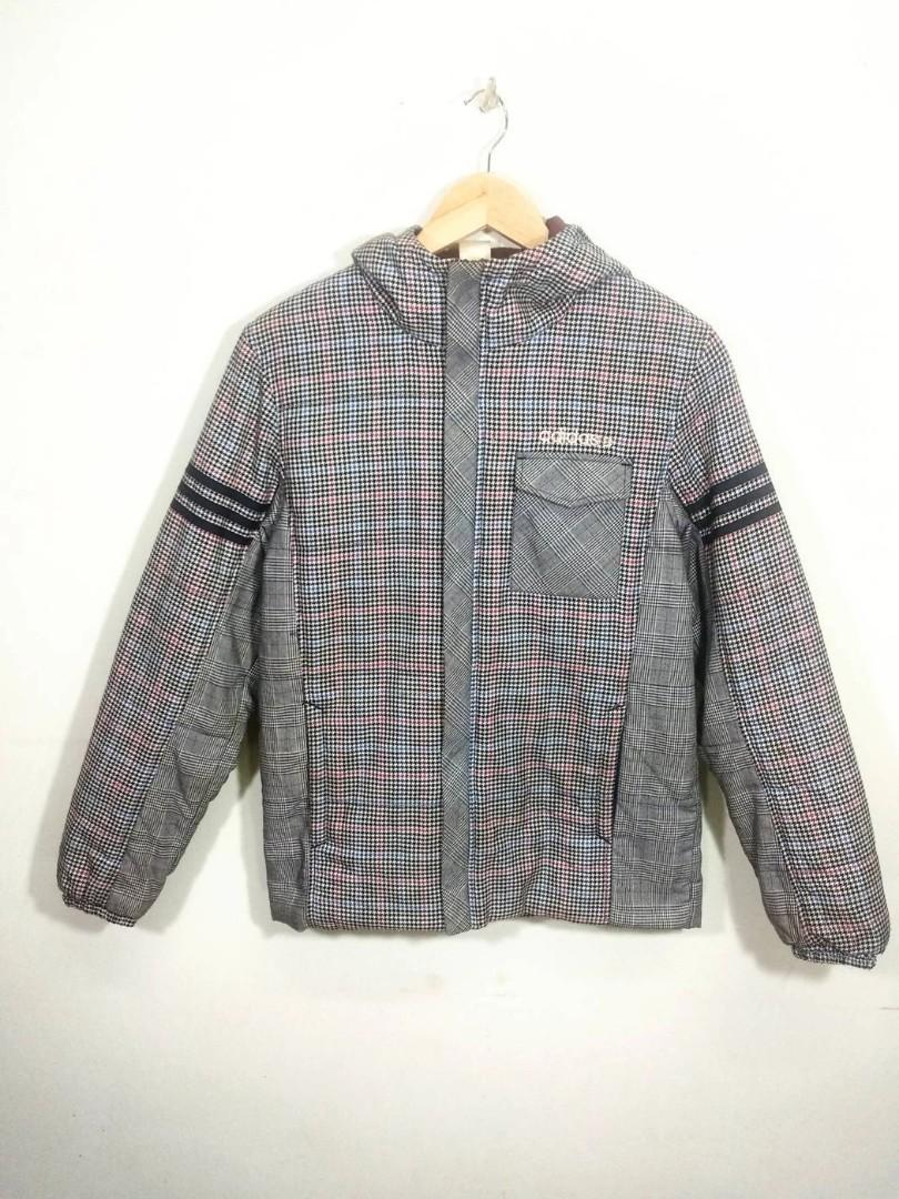 Adidas tartan best sale jacket