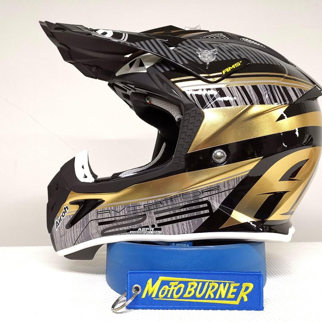 Airoh aviator 2.3 novak chrome gold Clearance