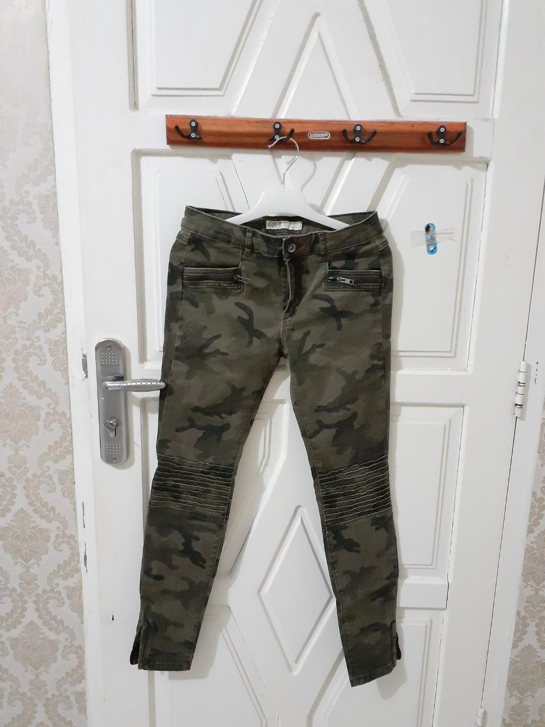 zara army jeans