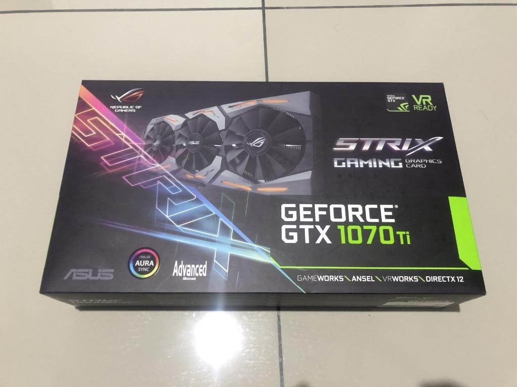 ASUS ROG Strix GeForce GTX 1070 Ti Advanced edition 8GB GDDR5