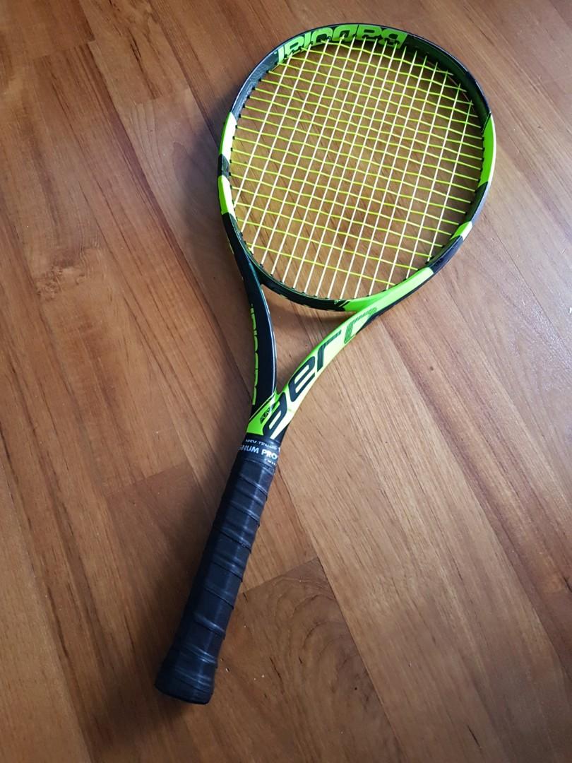 Babolat Pure Aero, Sports Equipment, Sports & Games, Racket & Ball ...