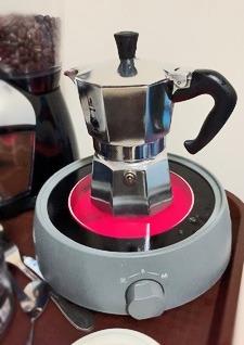 BIALETTI Moka Express coffee maker 2 cup silver electric stove