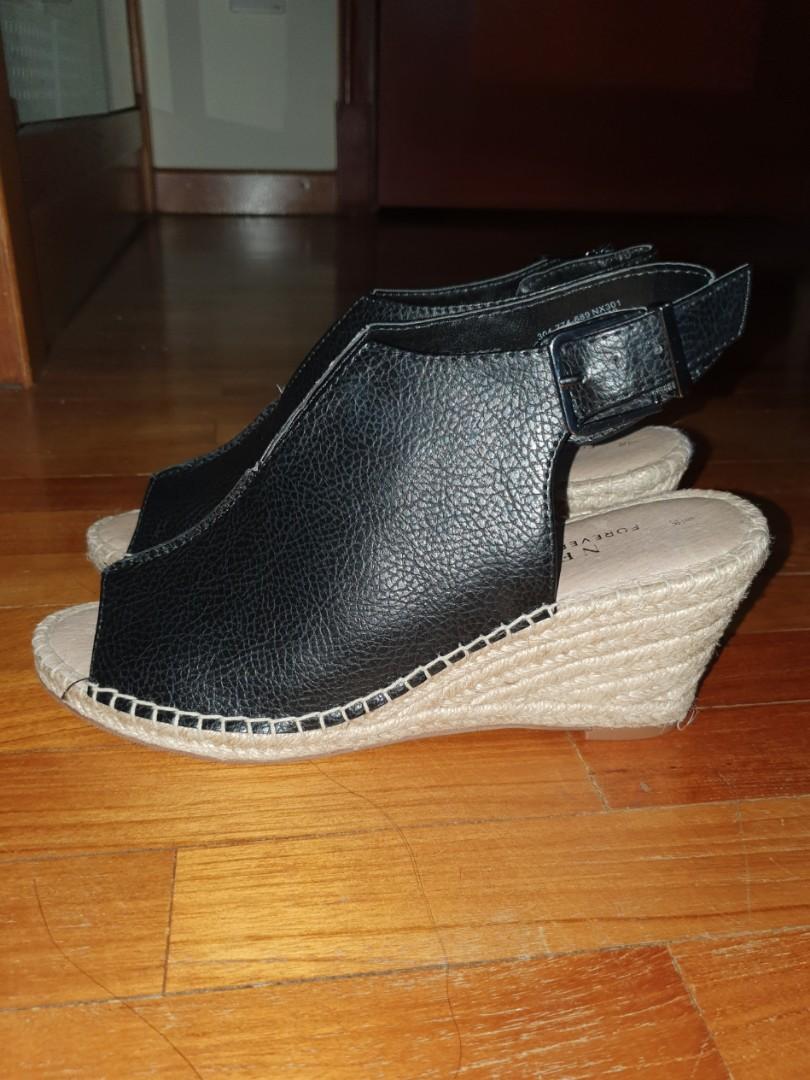 next black espadrilles