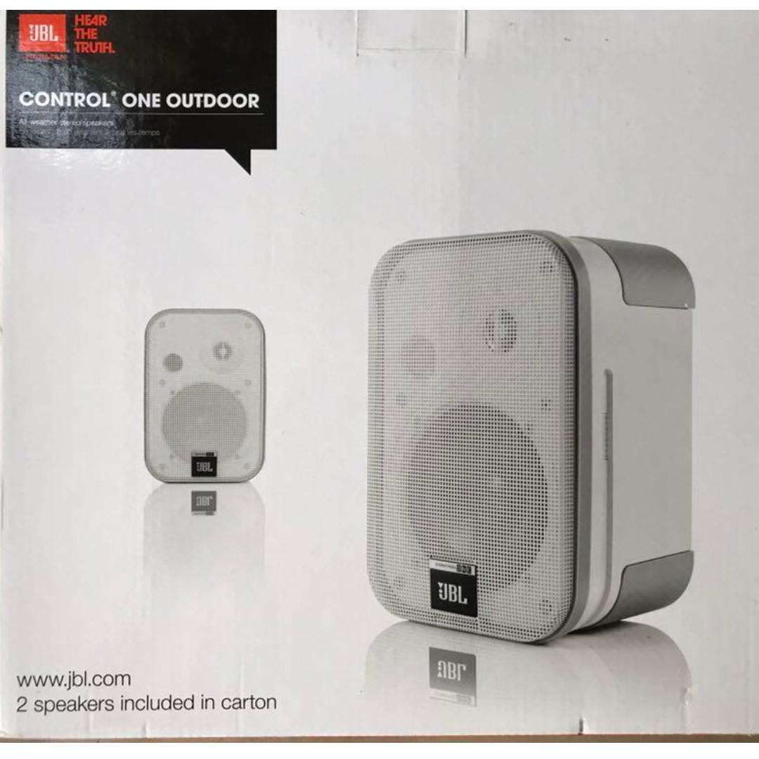 JBL Control One Outdoor Speakers with 