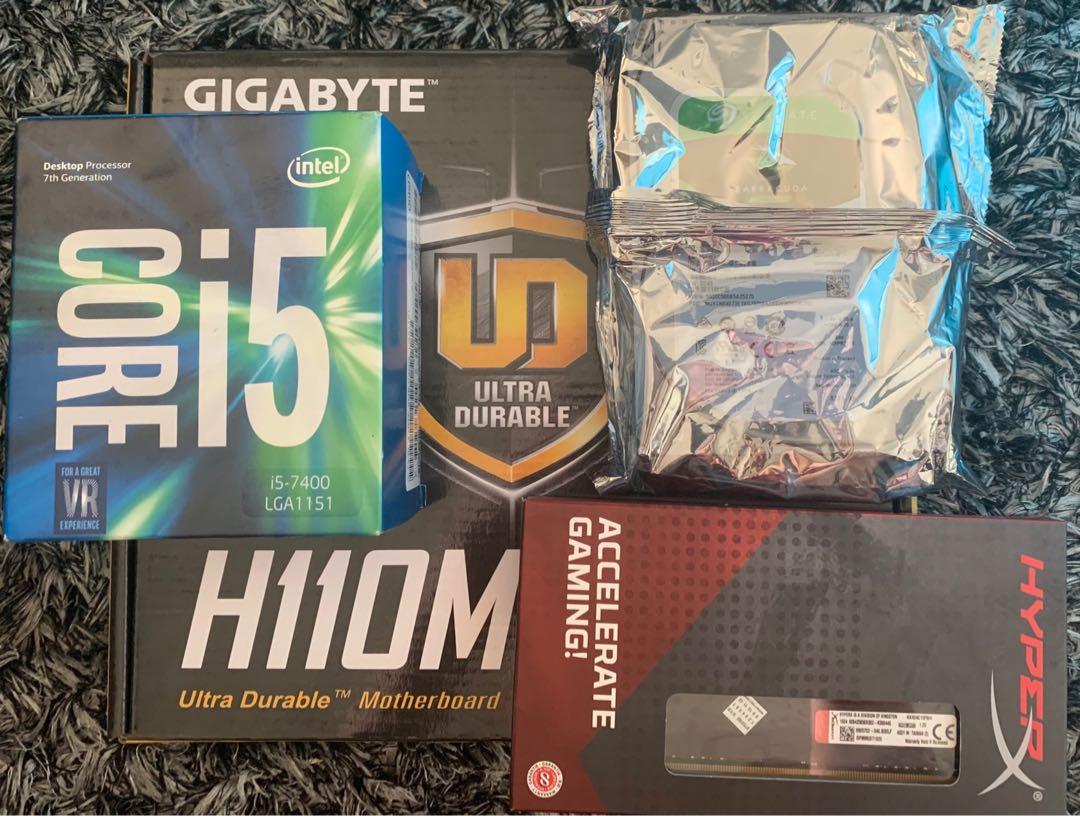 Brand New Sealed Desktop Bundled Intel Core I5 7400 Kabylake 7th Gen Electronics Computers Desktops On Carousell