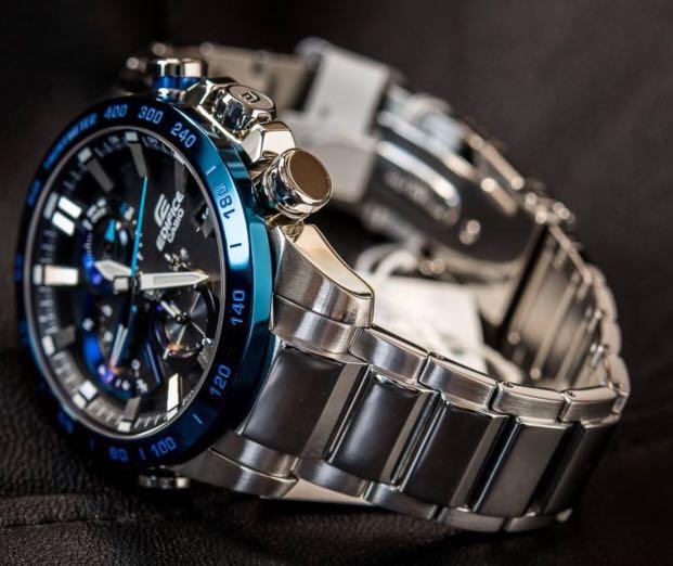 NEW BLUETOOTH EDIFICE UNISEX DIVER SPORTS WATCH 100 ORIGINAL AUTHENTIC By G SHOCK G STEEL Company EQB 800DB 1A