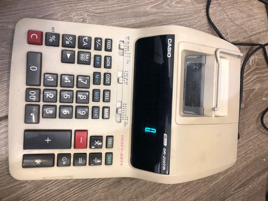 Casio adding machine dr-210tm Casio adding machine dr-210tm