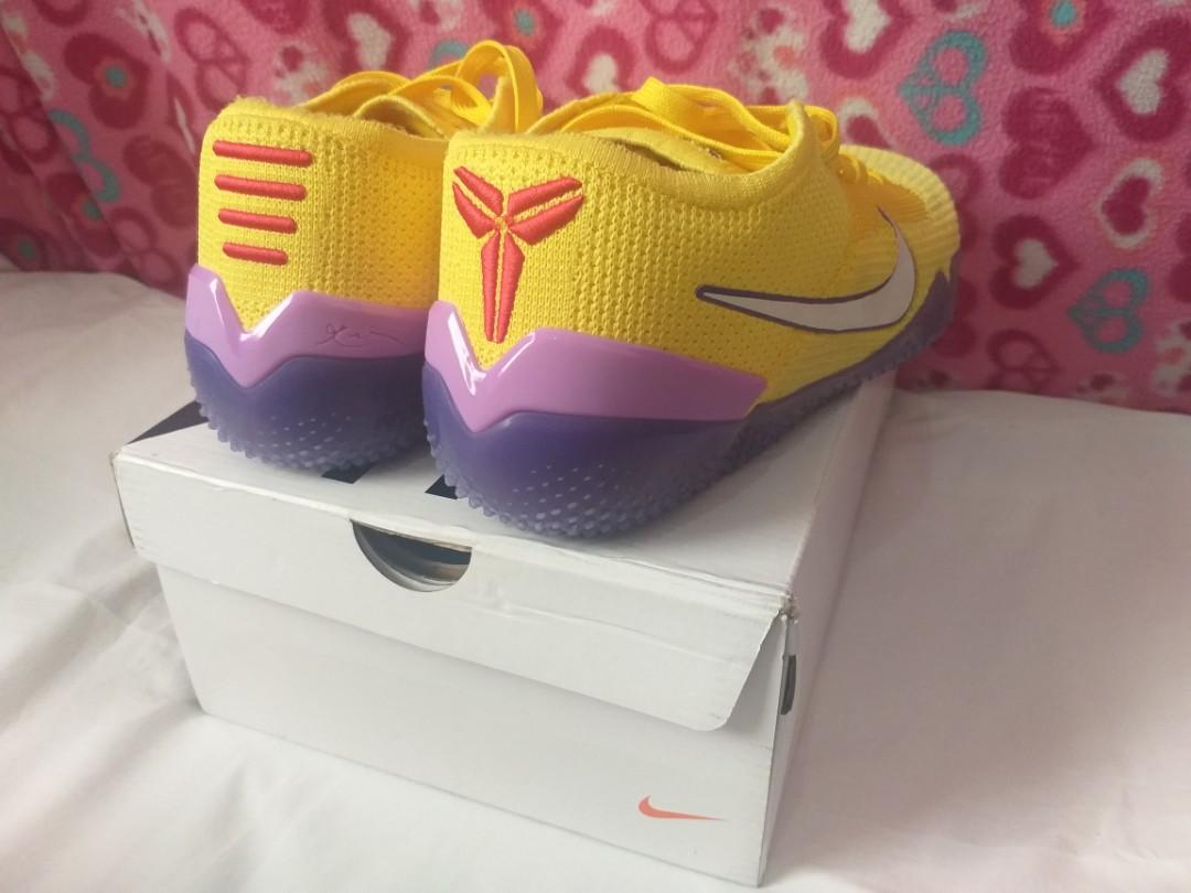 Nike Kobe Ad Nxt 360 (Yellow Purple), Men'S Fashion, Activewear On Carousell