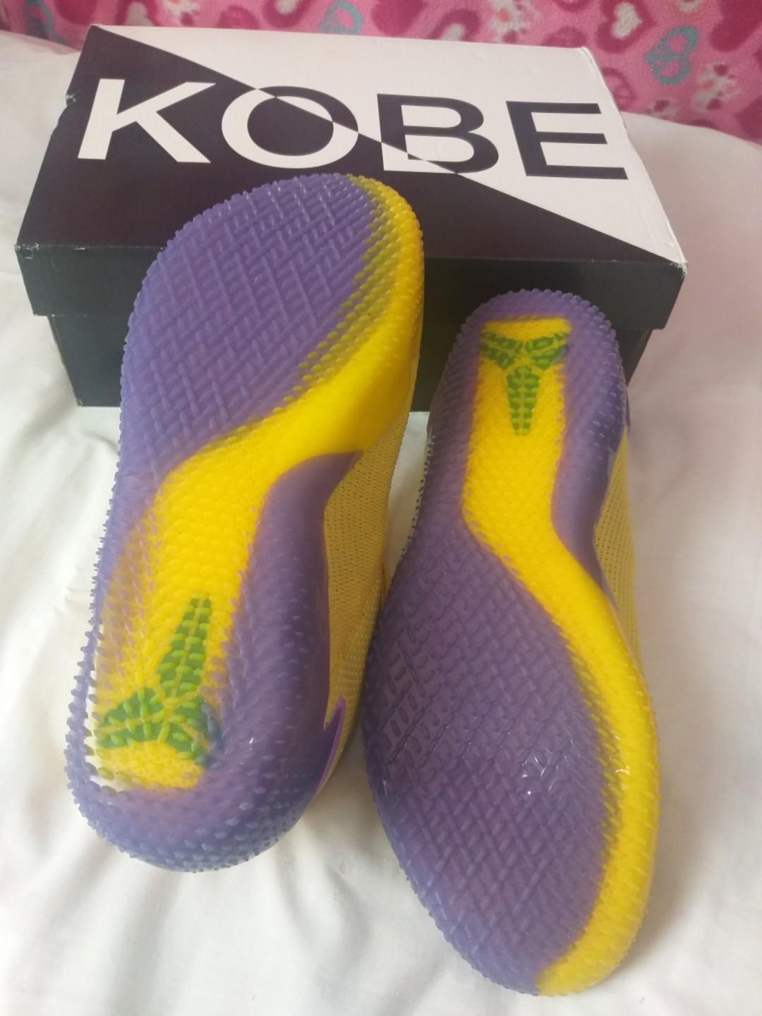 Nike Kobe Ad Nxt 360 (Yellow Purple), Men'S Fashion, Activewear On Carousell