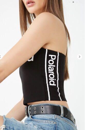 Polaroid crop top forever 21 cheap