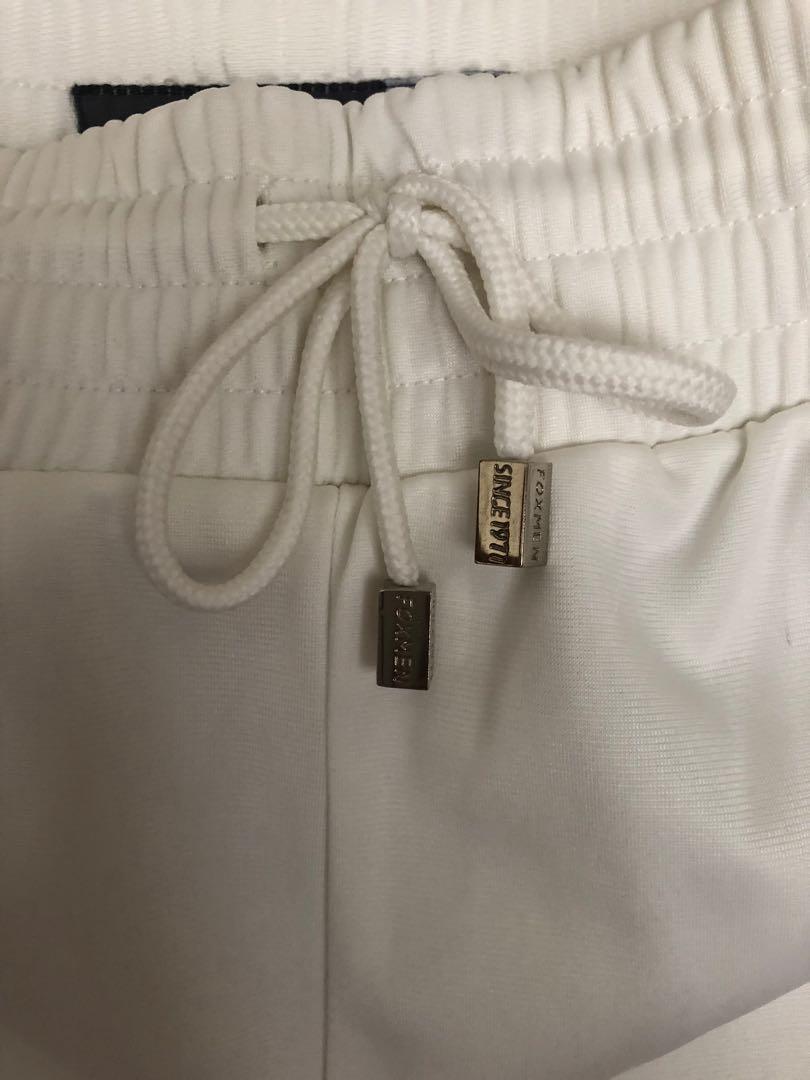 low rise track pants