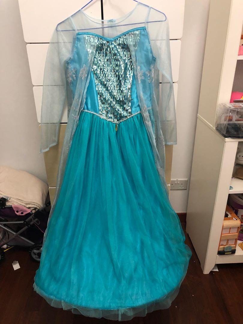 Frozen Elsa Dress Costume Disney Store Girls 11 12 Babies Kids