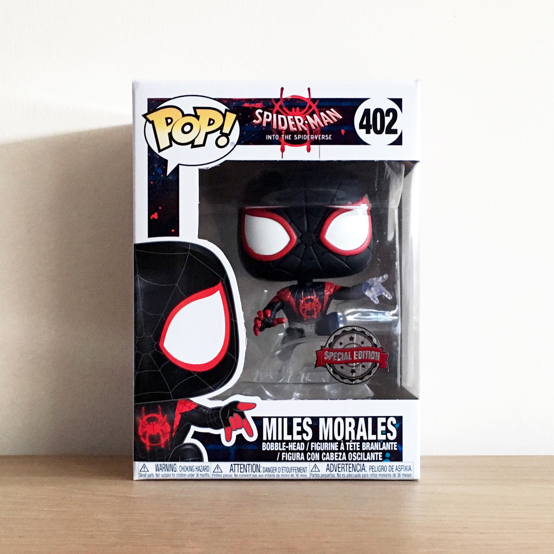 Funko Pop Spiderman Into The Spiderverse Miles Morales