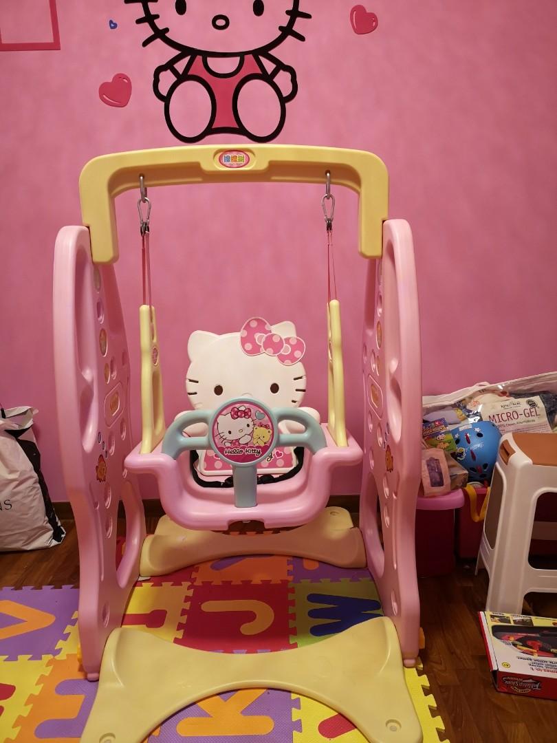 Hello kitty baby clearance swing