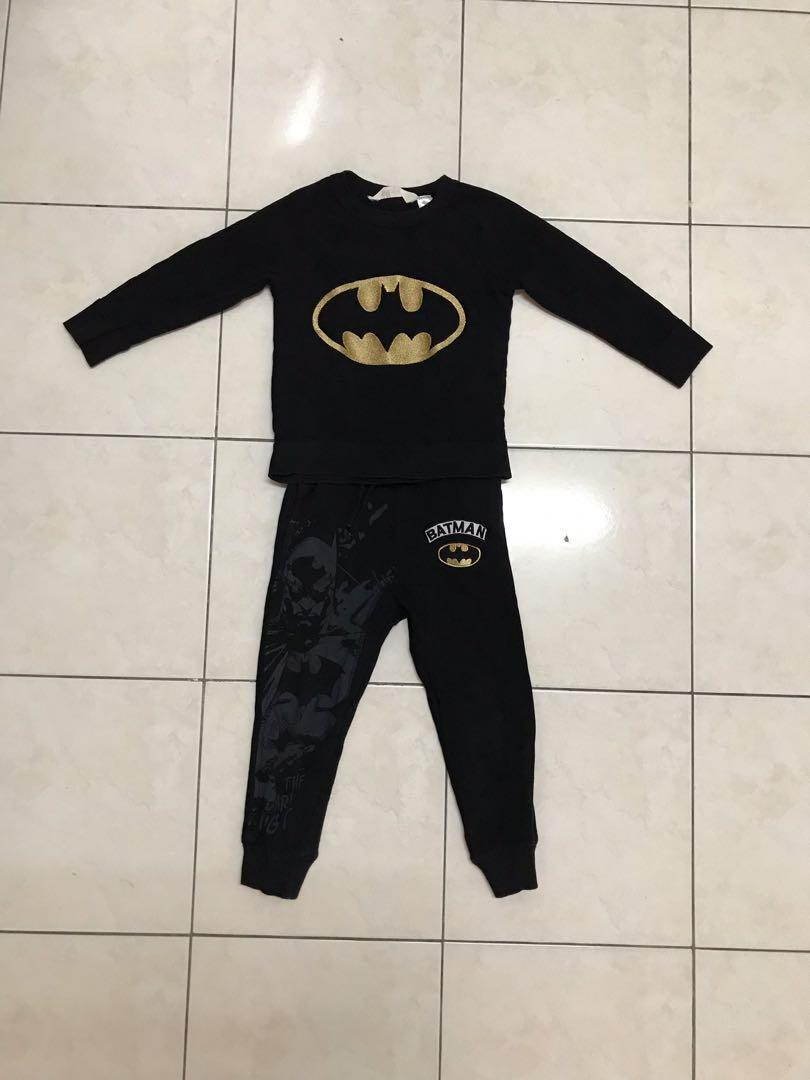 H&M Batman Sweater Set Authenthic Preloved Boys, Babies Kids, Babies & Kids Fashion Carousell