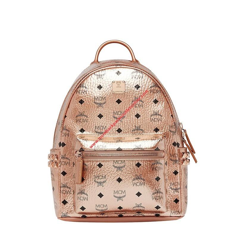 mcm bag rose gold